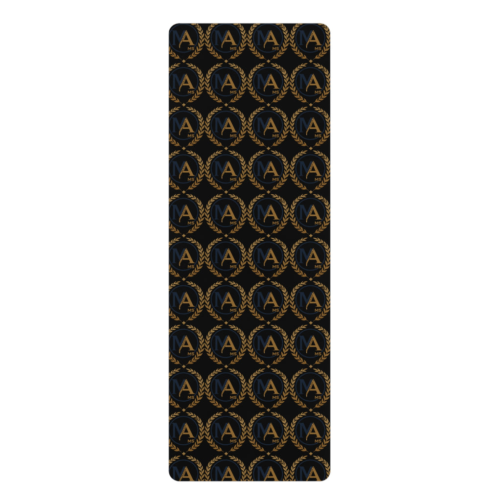 Резиновый коврик для йоги Monogram A Gold Laurel — Роскошный нескользящий коврик для упражнений