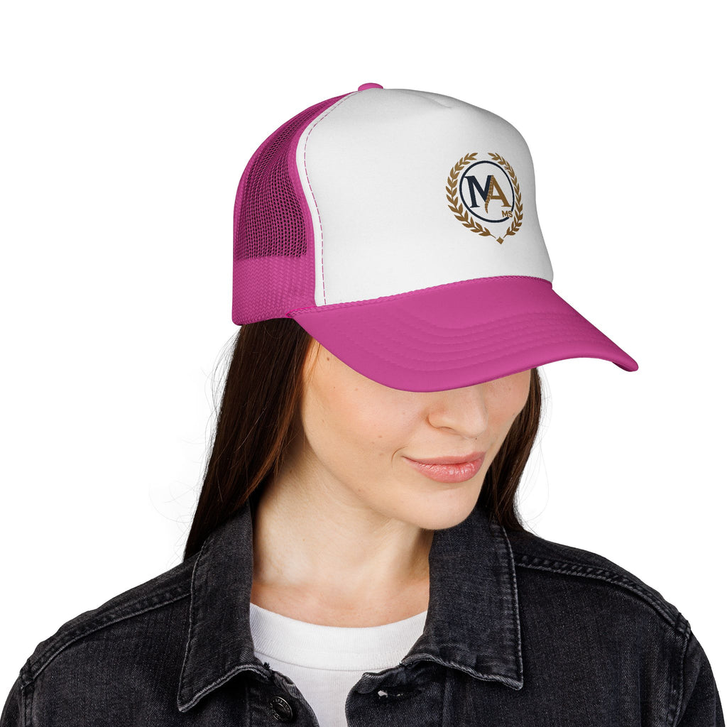 Unisex Cyber Wings Trucker Cap – Retro Snapback Mesh Hat