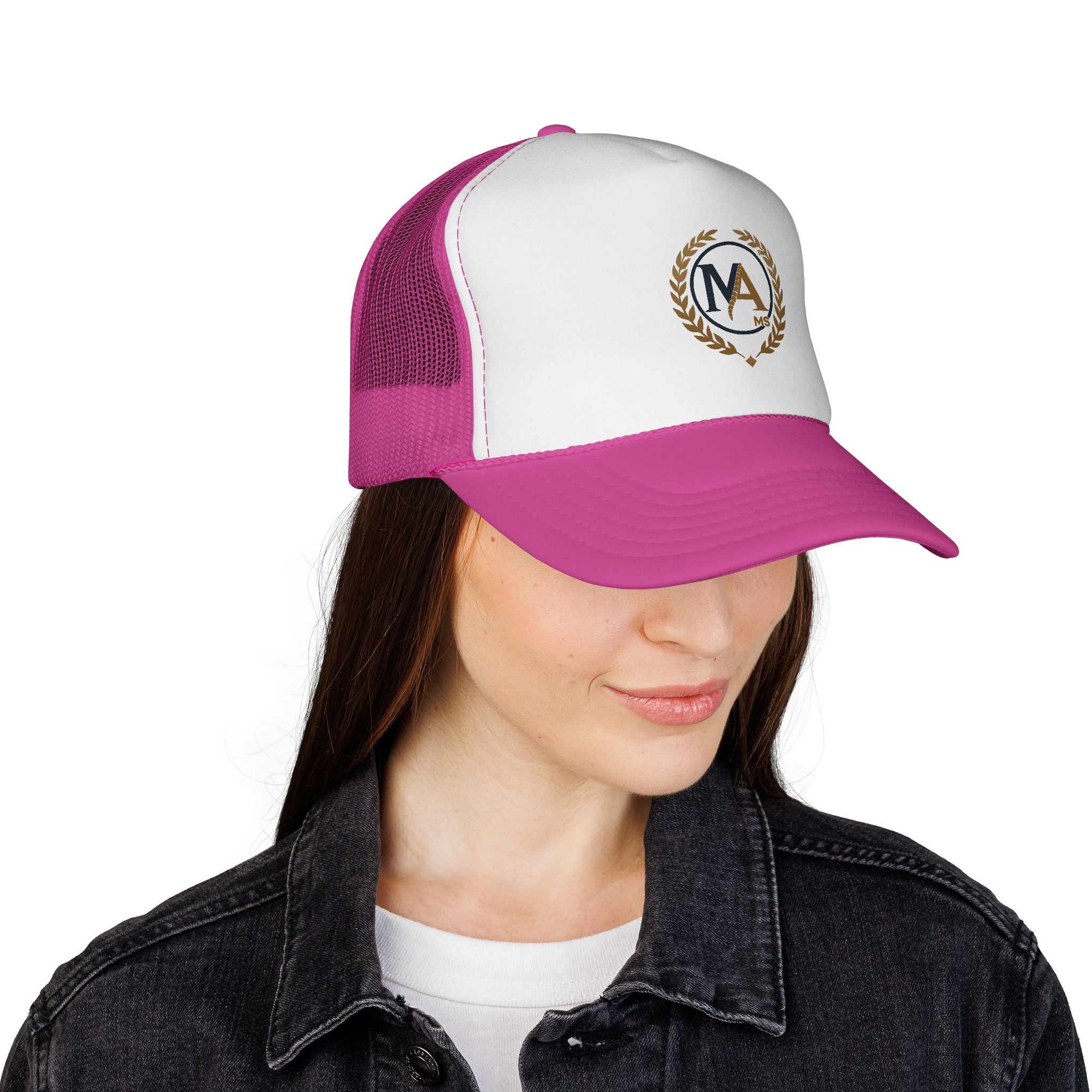 Unisex Cyber Wings Trucker Cap – Retro Snapback Mesh Hat