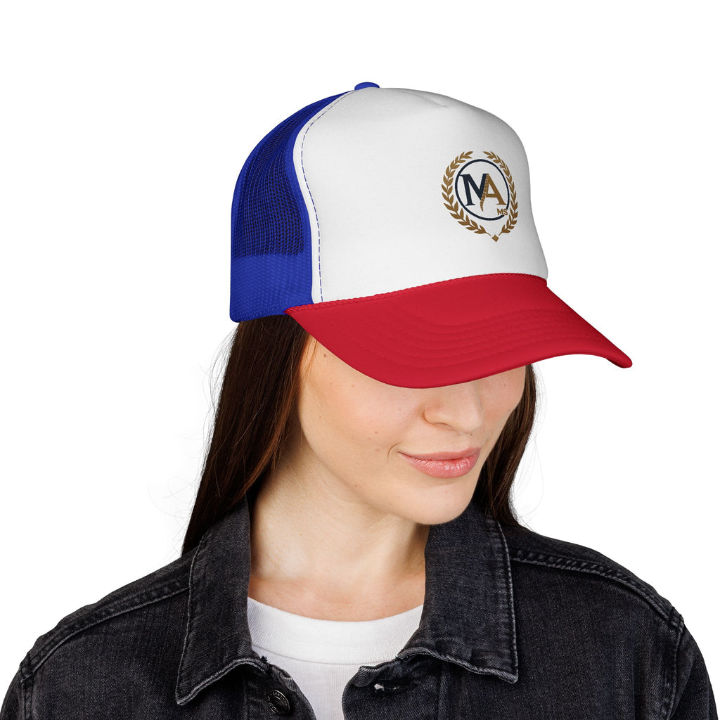 Unisex Cyber Wings Trucker Cap – Retro Snapback Mesh Hat