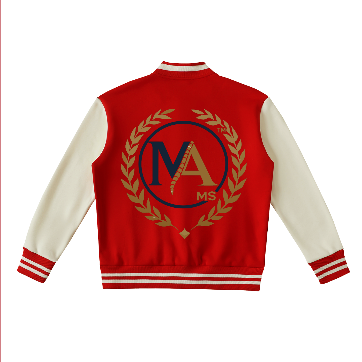 MAO • MS Two-Tone Fleeced Varsity Jacket