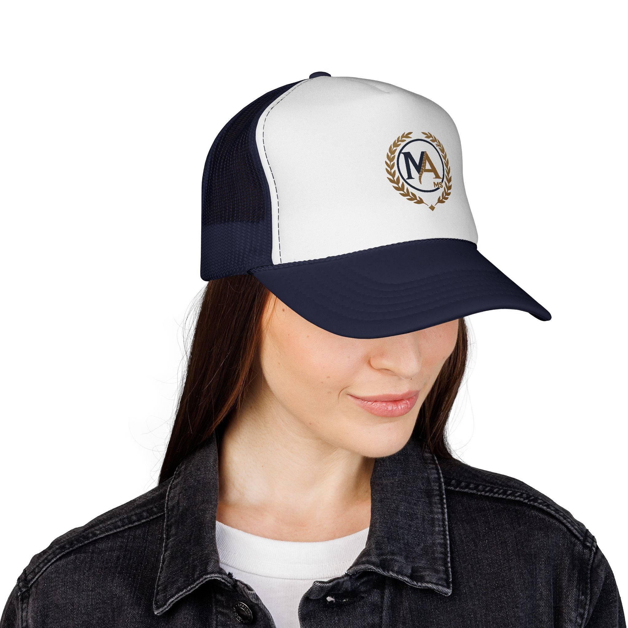 Unisex Cyber Wings Trucker Cap – Retro Snapback Mesh Hat